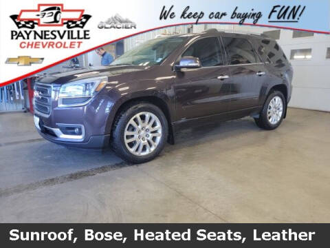 2015 GMC Acadia for sale at Paynesville Chevrolet in Paynesville MN