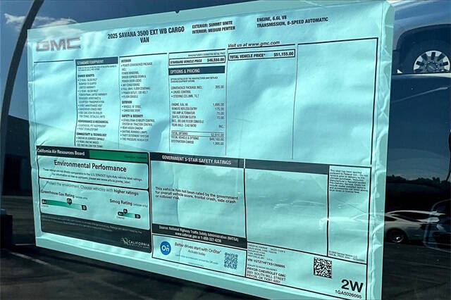 2025 GMC Savana 3500