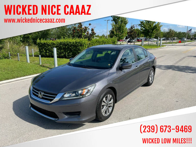 2013 Honda Accord for sale at WICKED NICE CAAAZ in Cape Coral FL