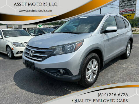 2012 Honda CR-V for sale at ASSET MOTORS LLC in Westerville OH