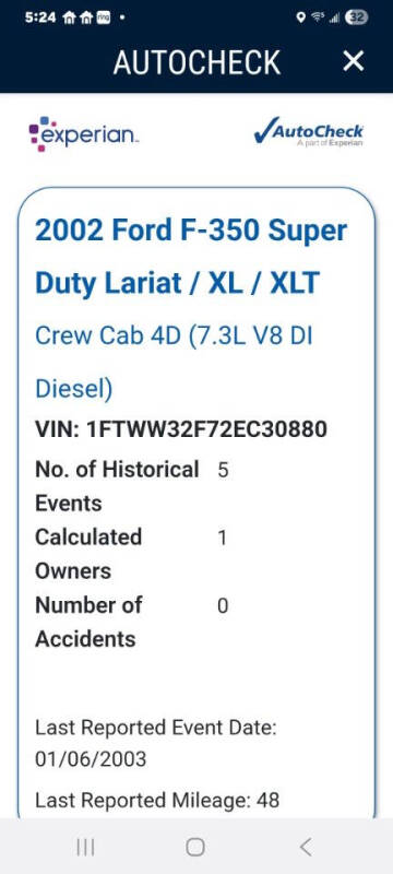 2002 Ford F-350 Super Duty Lariat