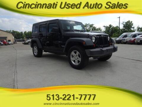 2012 Jeep Wrangler Unlimited for sale at Cincinnati Used Auto Sales in Cincinnati OH