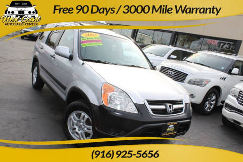 2003 Honda CR-V for sale at West Coast Auto Sales Center in Sacramento CA