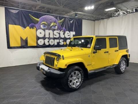 2015 Jeep Wrangler Unlimited for sale at Monster Motors in Michigan Center MI