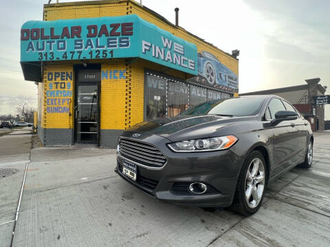 2016 Ford Fusion for sale at Dollar Daze Auto Sales Inc in Detroit MI