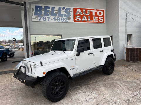 2014 Jeep Wrangler Unlimited for sale at Bells Auto Sales, Inc in Winston Salem NC