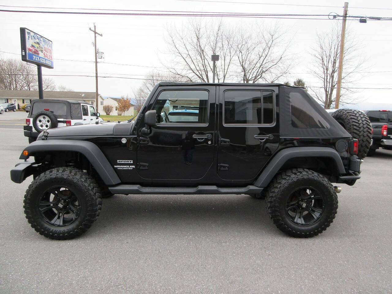 2011 Jeep Wrangler Unlimited for sale at FINAL DRIVE AUTO SALES INC in Shippensburg, PA