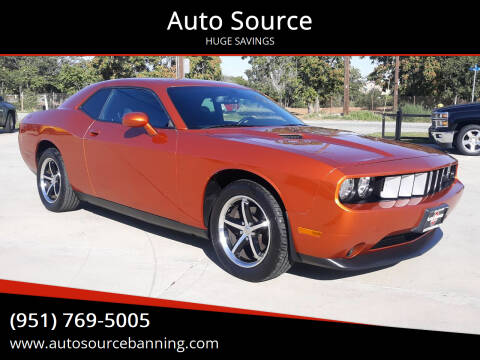 2011 Dodge Challenger for sale at Auto Source in Banning CA