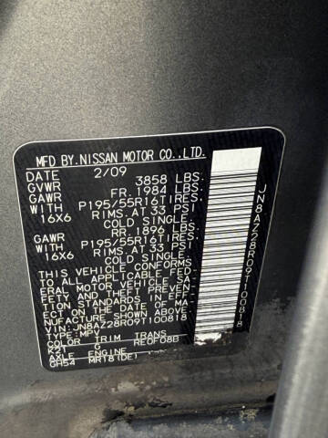 2009 Nissan cube Krom