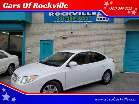 2010 Hyundai Elantra for sale at Cars Of Rockville in Rockville MD