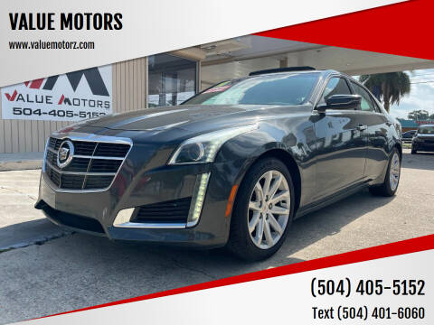 2014 Cadillac CTS for sale at VALUE MOTORS in Kenner LA