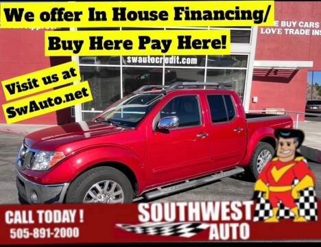 2012 Nissan Frontier for sale at SOUTHWEST AUTO in Albuquerque NM