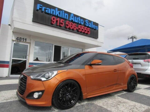 2015 Hyundai Veloster Turbo for sale at Franklin Auto Sales in El Paso TX