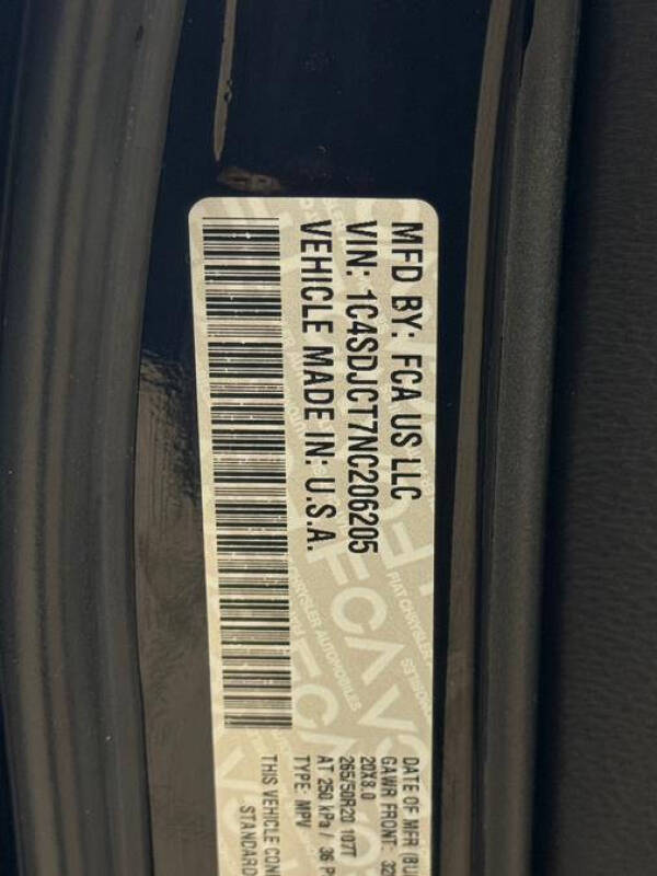 2022 Dodge Durango R/T Plus