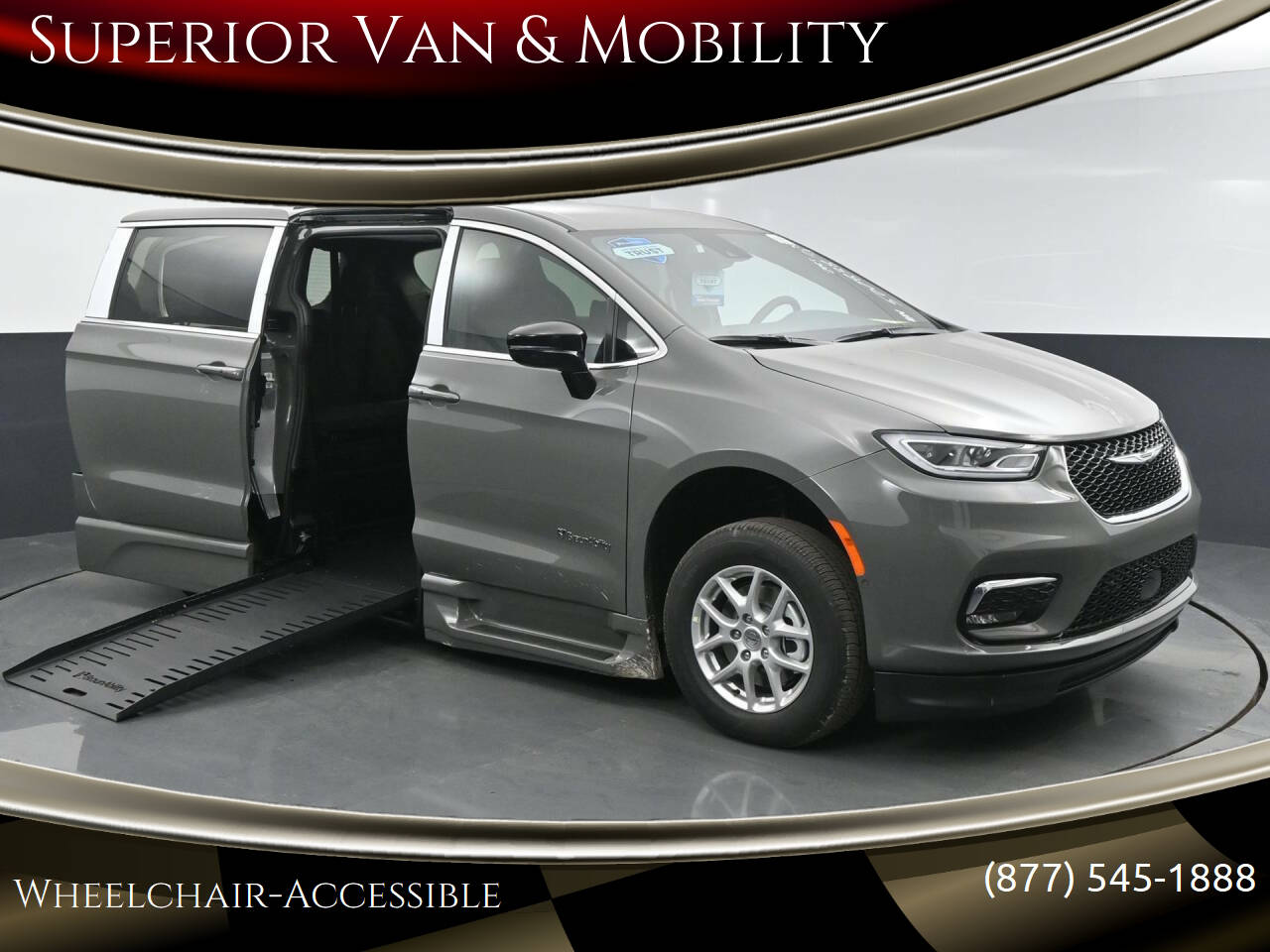 Gray 2025 Chrysler Pacifica Select Select 4dr Mini-Van 1