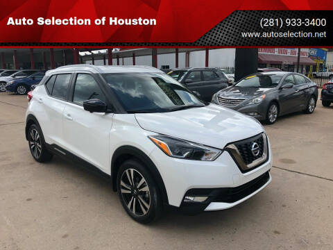 2019 Nissan Kicks for sale at Auto Selection of Houston in Houston TX