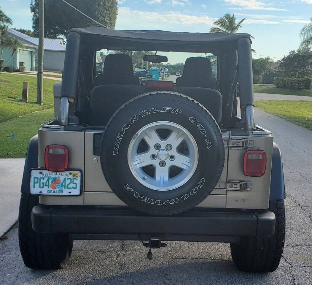 2004 Jeep Wrangler for sale at Salem Auto, INC. in Lake Park, FL