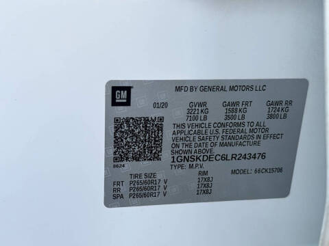 2020 Chevrolet Tahoe Police