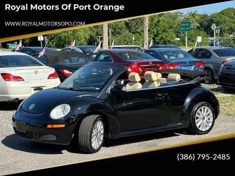 2008 Volkswagen New Beetle Convertible for sale at Royal Motors of Port Orange in Port Orange FL