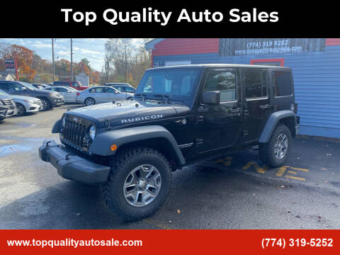 2017 Jeep Wrangler Unlimited for sale at Top Quality Auto Sales in Westport MA