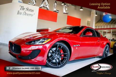 2015 Maserati GranTurismo for sale at Quality Auto Center of Springfield in Springfield NJ