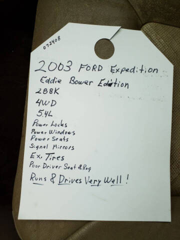 2003 Ford Expedition Eddie Bauer