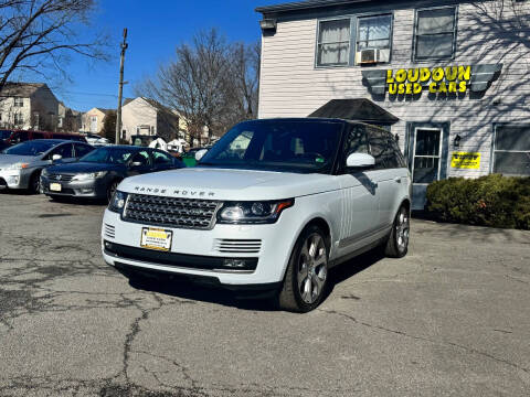 2017 Land Rover Range Rover for sale at Loudoun Used Cars in Leesburg VA