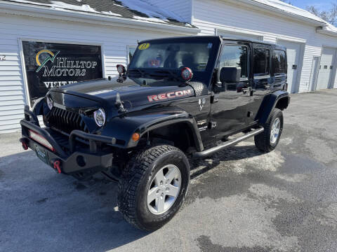 2013 Jeep Wrangler Unlimited for sale at HILLTOP MOTORS INC in Caribou ME
