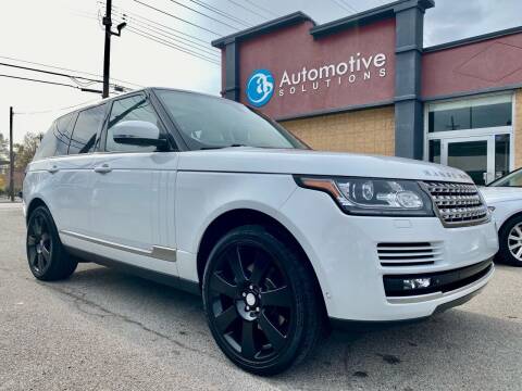 2015 Land Rover Range Rover for sale at Automotive Solutions in Louisville KY