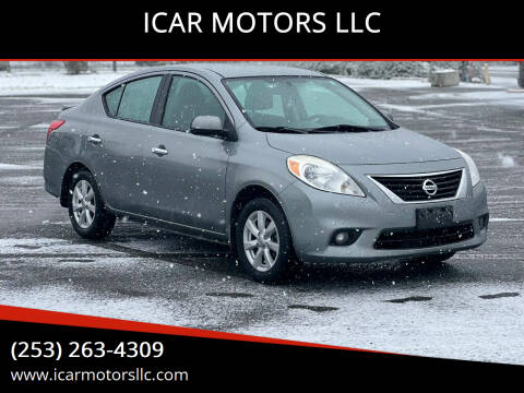 2012 Nissan Versa for sale at ICAR MOTORS LLC in Auburn WA