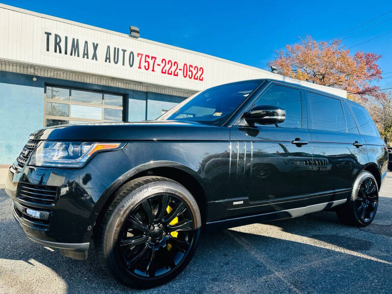 2014 Land Rover Range Rover for sale at Trimax Auto Group in Norfolk VA