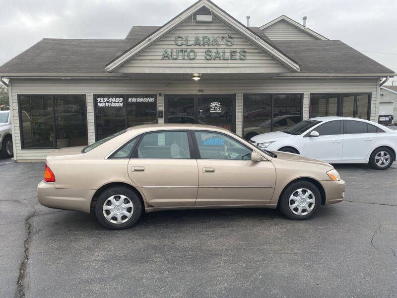 2001 Toyota Avalon for sale at Clarks Auto Sales in Middletown OH