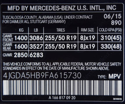 2015 Mercedes-Benz M-Class ML 350 4MATIC