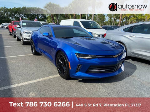 2016 Chevrolet Camaro for sale at AUTOSHOW SALES & SERVICE in Plantation FL