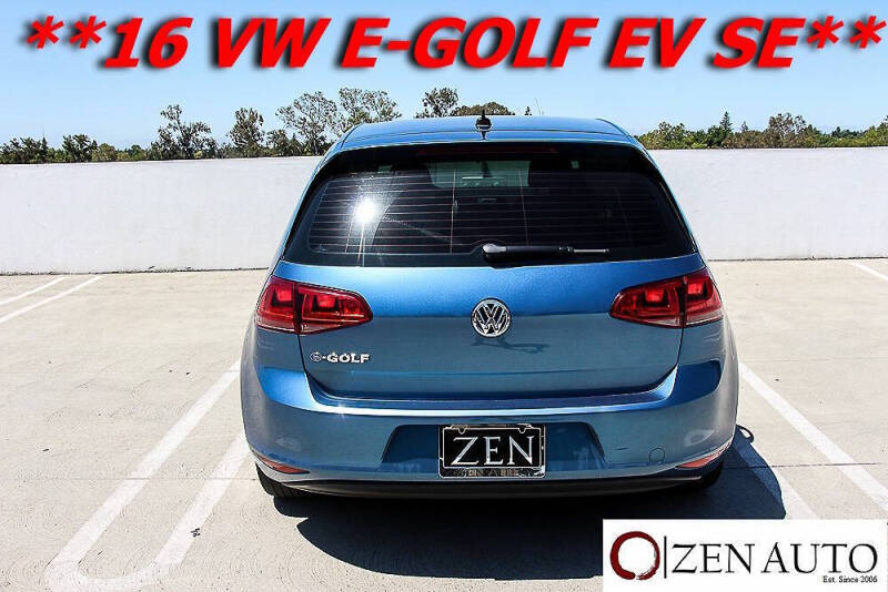 2016 Volkswagen e-Golf SE