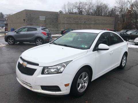 2014 Chevrolet Cruze for sale at SARRACINO AUTO SALES INC in Burgettstown PA