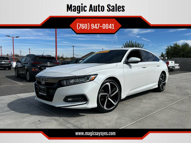 2020 Honda Accord for sale at Magic Auto Sales in Hesperia, CA