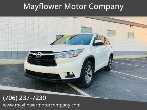 2015 Toyota Highlander for sale at Mayflower Motor Company in Rome GA