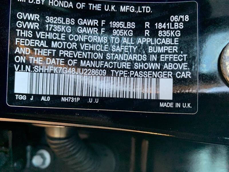 2018 Honda Civic Sport