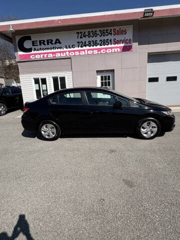 2015 Honda Civic for sale at Cerra Automotive LLC in Greensburg PA