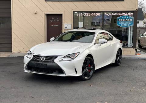 2015 Lexus RC 350 for sale at Eagle Auto Sale LLC in Holbrook MA