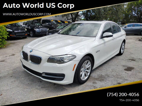 2014 BMW 5 Series for sale at Auto World US Corp in Plantation FL