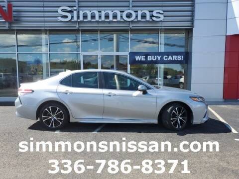2020 Toyota Camry for sale at SIMMONS NISSAN INC in Mount Airy NC