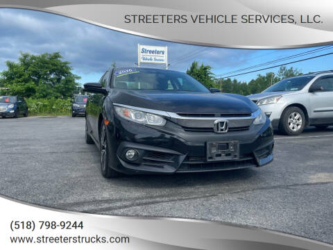 2016 Honda Civic for sale at Streeters Vehicle Services,  LLC. in Queensbury NY