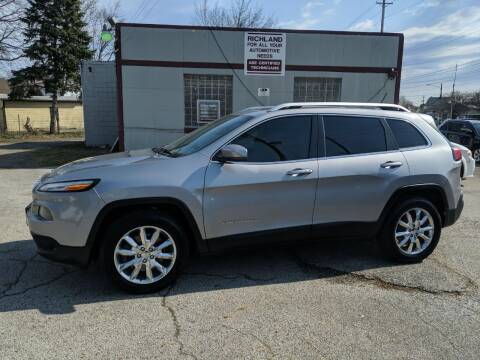 2014 Jeep Cherokee for sale at Richland Motors in Cleveland OH