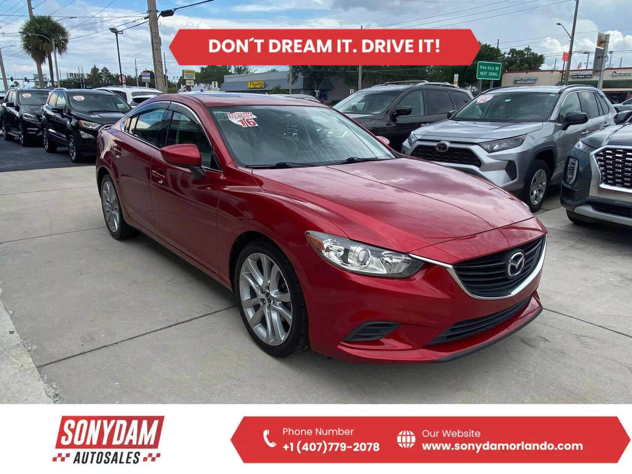 2016 Mazda Mazda6 for sale at Sonydam Auto Sales Orlando in Orlando, FL