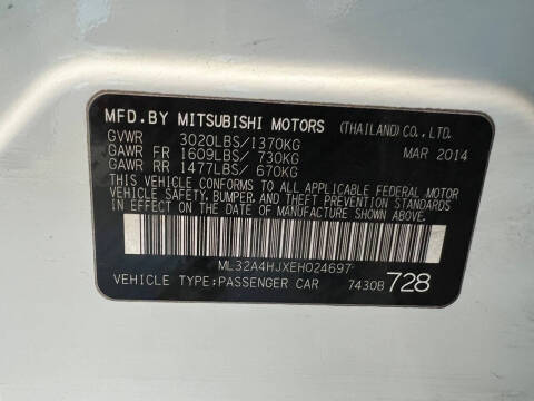 2014 Mitsubishi Mirage ES