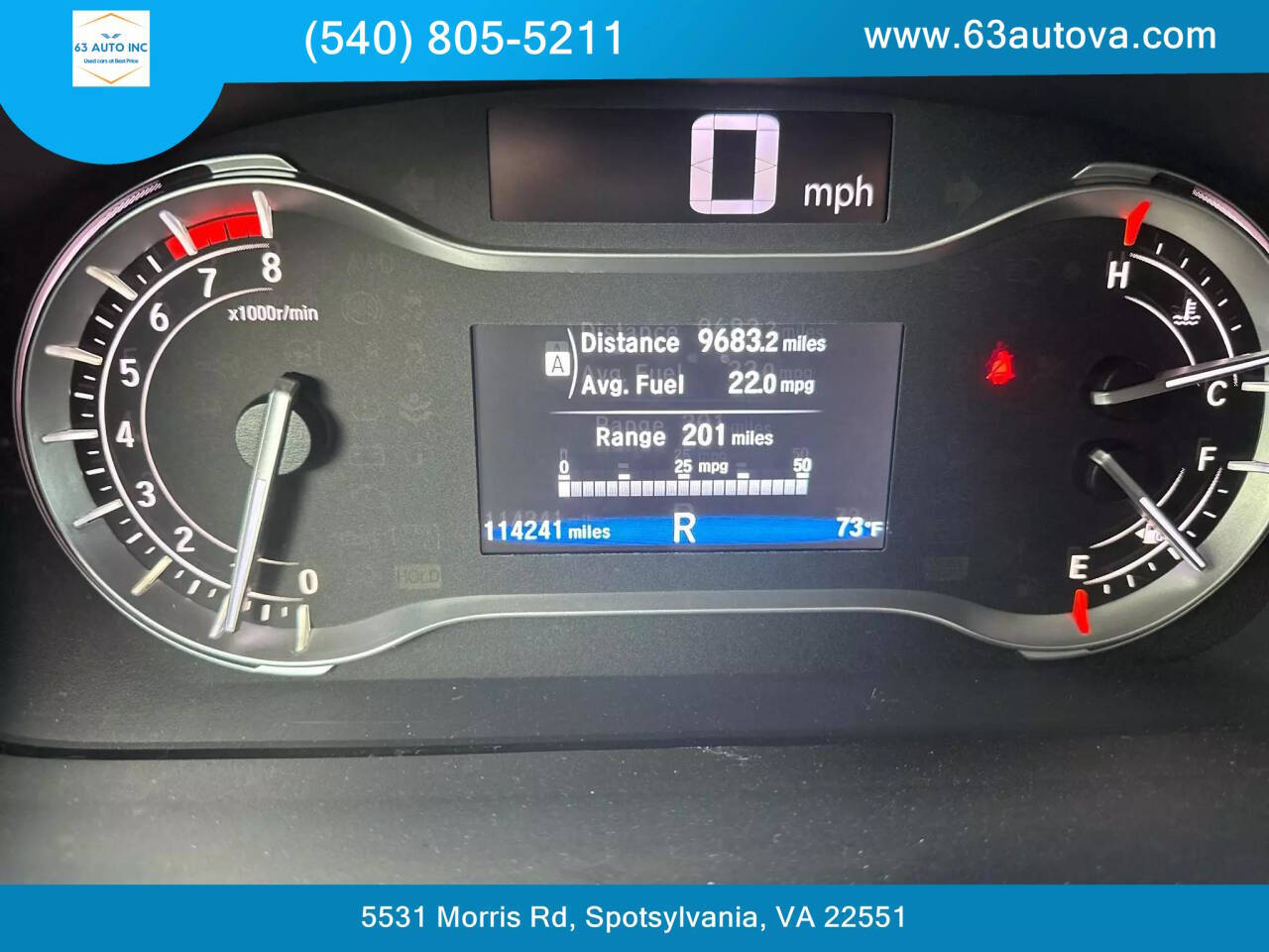 2016 Honda Pilot for sale at 63 Auto Inc in Spotsylvania, VA