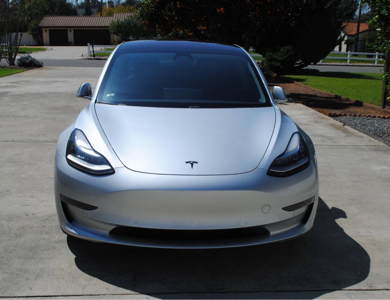 Silver 2018 Tesla Model 3 Long Range Long Range 4dr Fastback 1