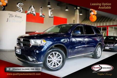 2018 Dodge Durango for sale at Quality Auto Center in Springfield NJ